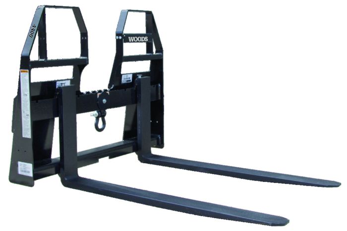 Woods PFW4448S pallet forks 48" 4400#