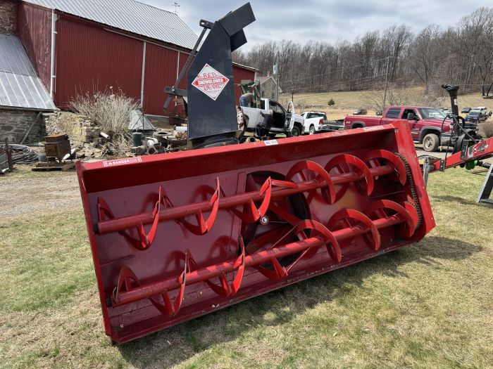 Red Devil 8' 3pt double auger snowblower
