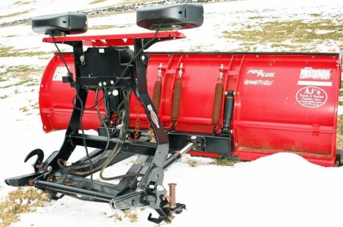 Western Pro Plus 8' truck snow plow