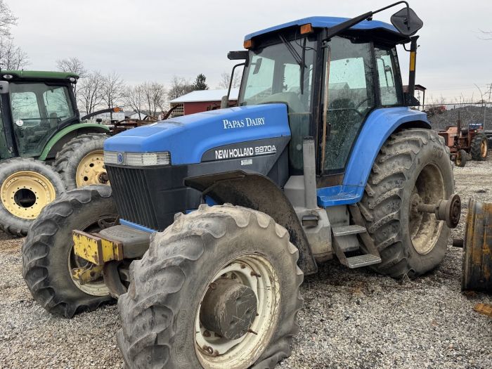 Salvage Tractor Ford 8970A Super Steer #0012789