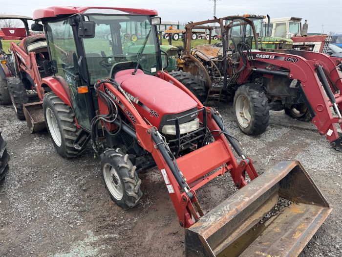 Salvage Tractor Case IH Farmall 55C CVT W/L350A Loader #0012796
