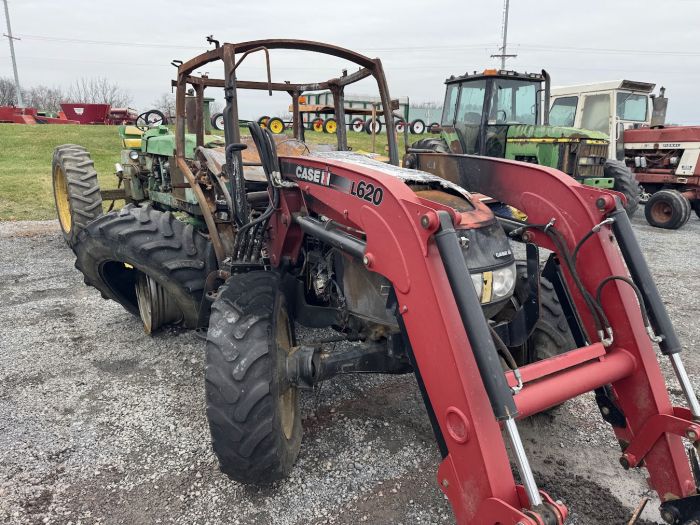 Case International 75C Salvage Tractor W/ L620 Loader #0012794