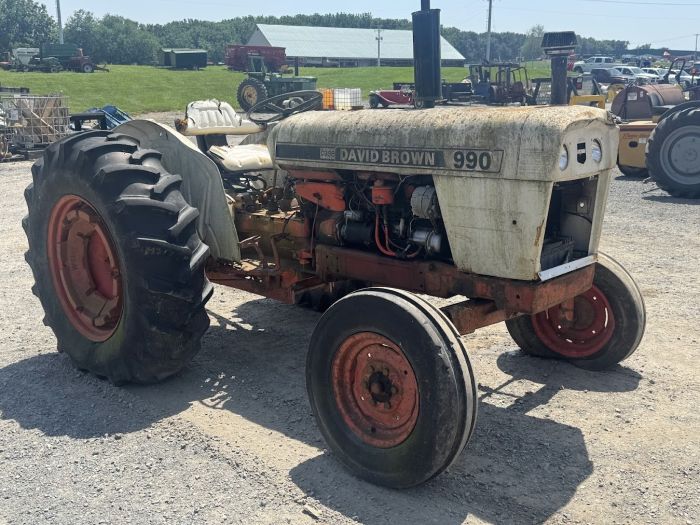 David Brown 990 Salvage Tractor #0012682