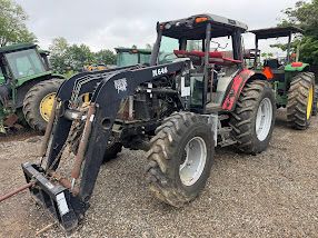 Massey Ferguson 5460 Salvage Tractor 4x4 w/loader #0012665
