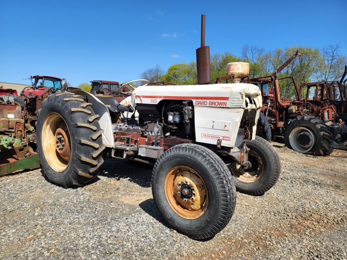 David Brown 885 Salvage Tractor #11829
