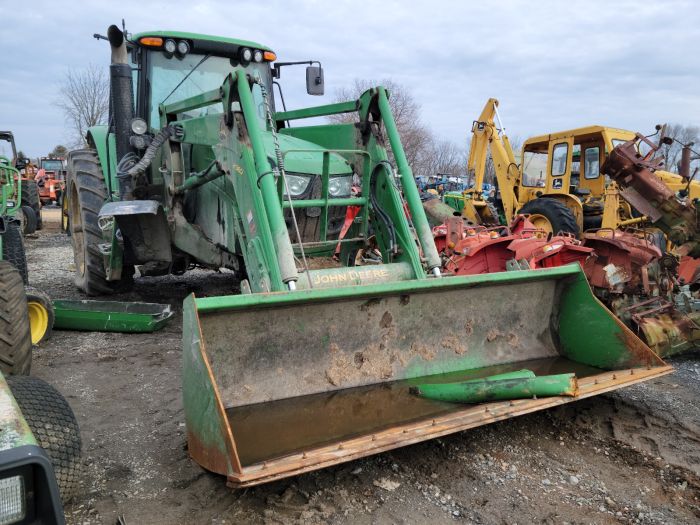 John Deere 6140M Salvage Tractor