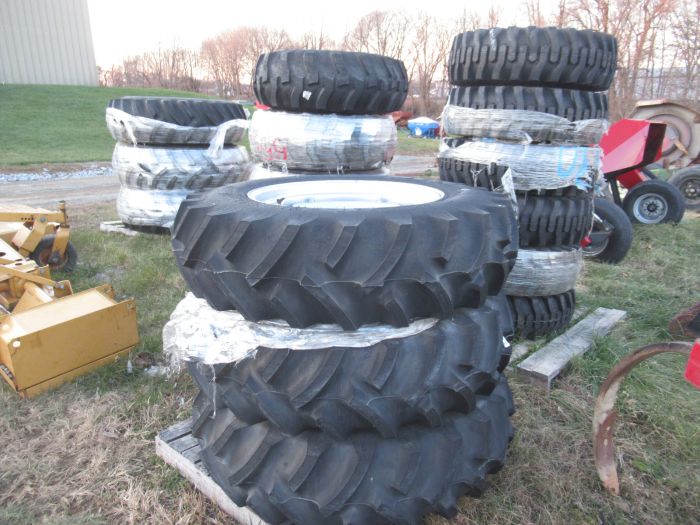 Tractor tires on rims call with size