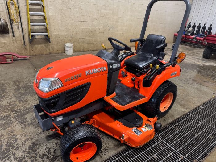 Kubota BX2350 tractor with 54" belly mower