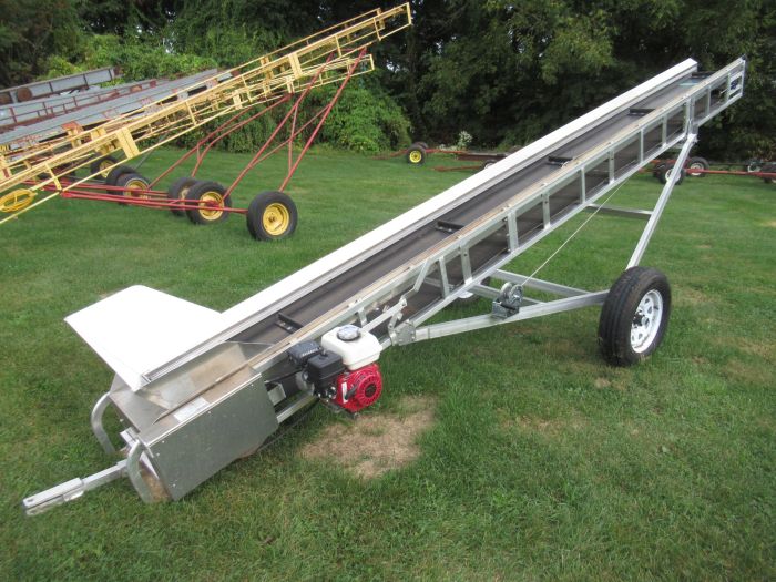 Paragon 20' transport belt conveyor