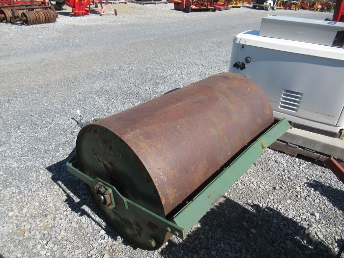 4' smooth steel lawn roller