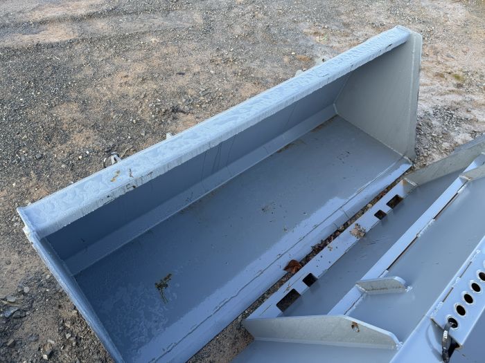 Gray 72" Tractor loader bucket